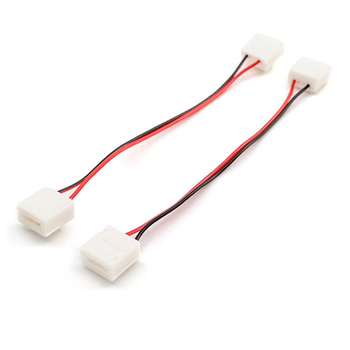 Комплект коннекторов Apeyron Electrics 09-14 (2 клипсы с проводами) для одноцветной светодиодной ленты 12В 10мм IP65 - Светильники - Cветодиодные ленты - . Магазин оборудования для автономного и резервного электропитания Ekosolar.ru в Балашихе