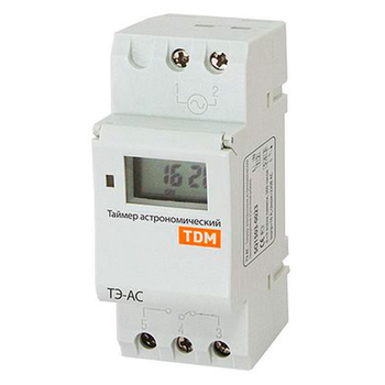 Таймер электронный астрономический ТЭ-АС 16А-DIN TDM SQ1503-0023 - Электрика, НВА - Реле, автоматизация и управление - Таймеры - . Магазин оборудования для автономного и резервного электропитания Ekosolar.ru в Балашихе