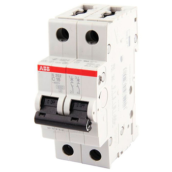 Автоматический выключатель ABB S202 2P 40А (С) 6kA - Электрика, НВА - Модульное оборудование - Автоматические выключатели - . Магазин оборудования для автономного и резервного электропитания Ekosolar.ru в Балашихе