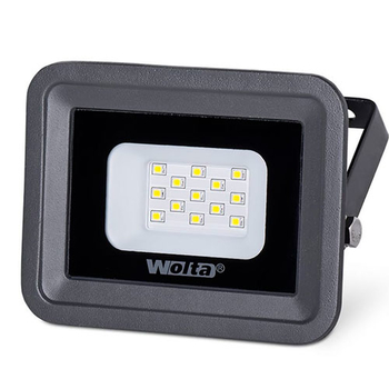 Светодиодный прожектор WOLTA WFL-10W/06W серый 5500K 10Вт SMD IP65 850Лм - Светильники - Прожекторы - . Магазин оборудования для автономного и резервного электропитания Ekosolar.ru в Балашихе