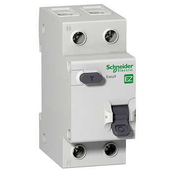 Дифференциальный автоматический выключатель Schneider Electric EASY 9 1P+N 32А 30мА C AC 4,5 кА - Электрика, НВА - Модульное оборудование - Дифференциальные автоматы - . Магазин оборудования для автономного и резервного электропитания Ekosolar.ru в Балашихе
