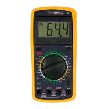 Мультиметр DT 9205A Энергия - Электрика, НВА - Измерительный инструмент - Мультимеры - . Магазин оборудования для автономного и резервного электропитания Ekosolar.ru в Балашихе
