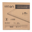 Панель ультратонкая светодиодная LightPhenomenON LT-UTP-02-IP40-40W-6500К 4E комплект с драйвером - Светильники - Для общественных зданий - . Магазин оборудования для автономного и резервного электропитания Ekosolar.ru в Балашихе