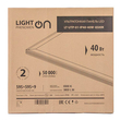 Панель ультратонкая светодиодная LightPhenomenON LT-UTP-02-IP40-40W-6500К LED - Светильники - Для общественных зданий - . Магазин оборудования для автономного и резервного электропитания Ekosolar.ru в Балашихе