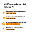 ИБП для котла Энергия Гарант 500 + Аккумулятор 33 Ач 12 В (300Вт - 60мин) - ИБП и АКБ - ИБП для котлов - . Магазин оборудования для автономного и резервного электропитания Ekosolar.ru в Балашихе