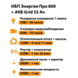 ИБП для котла Энергия Про 800 + Аккумулятор Grid 55 Ah 12 v (500Вт - 60мин) - ИБП и АКБ - ИБП для котлов - . Магазин оборудования для автономного и резервного электропитания Ekosolar.ru в Балашихе